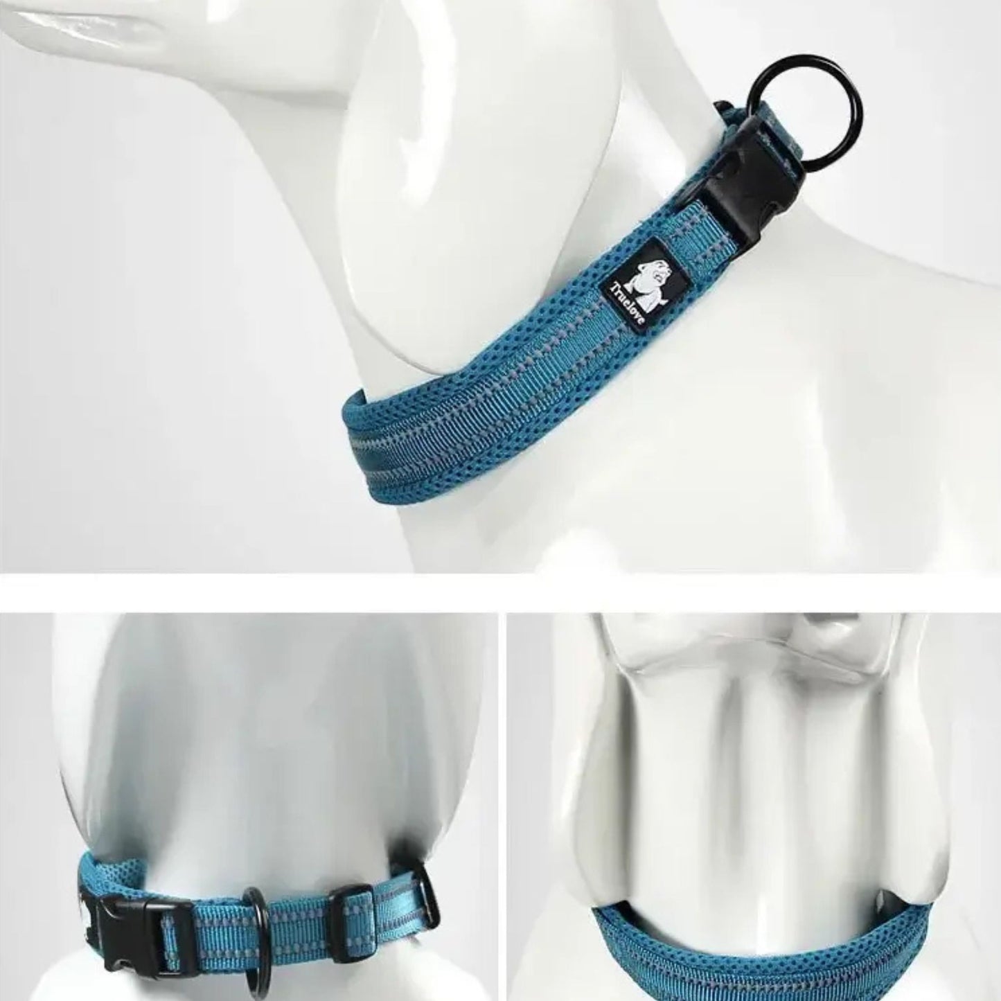 Mesh Control Collar - Red