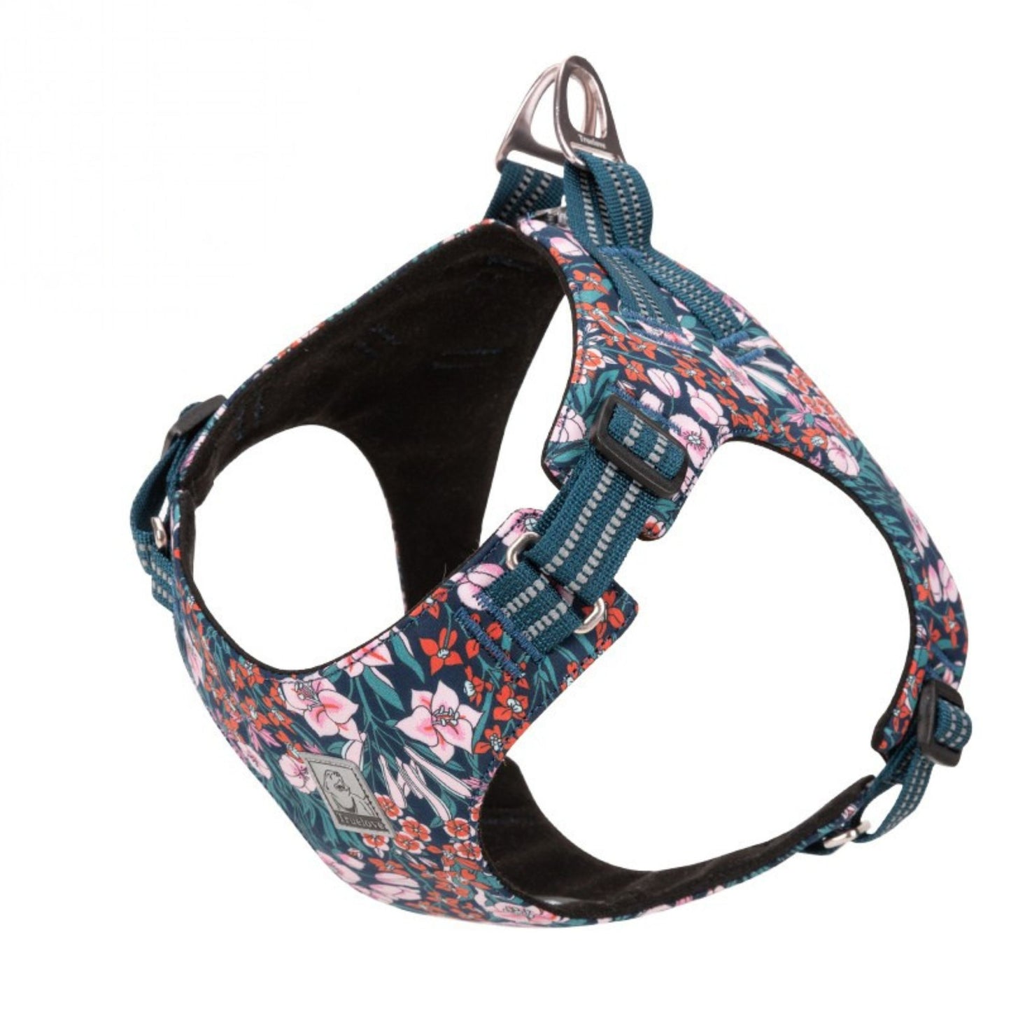 Floral Cotton Harness - Poppy Red