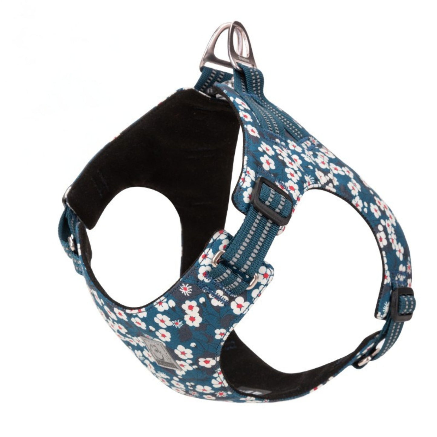 Floral Cotton Harness - Poppy Red