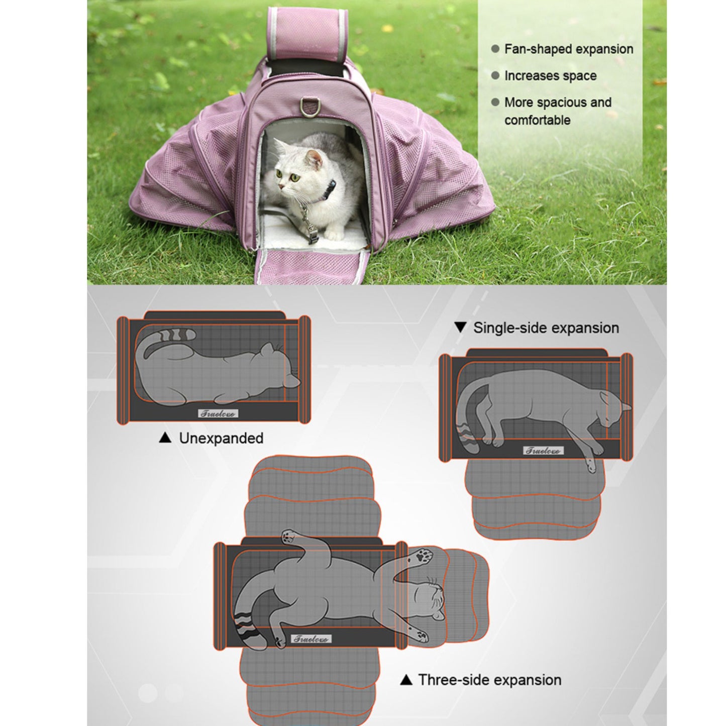 PetSpace Travel Carrier - Black