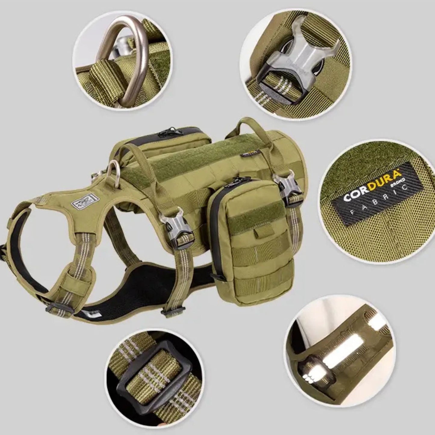 Tactical Gear Harness - Army Green