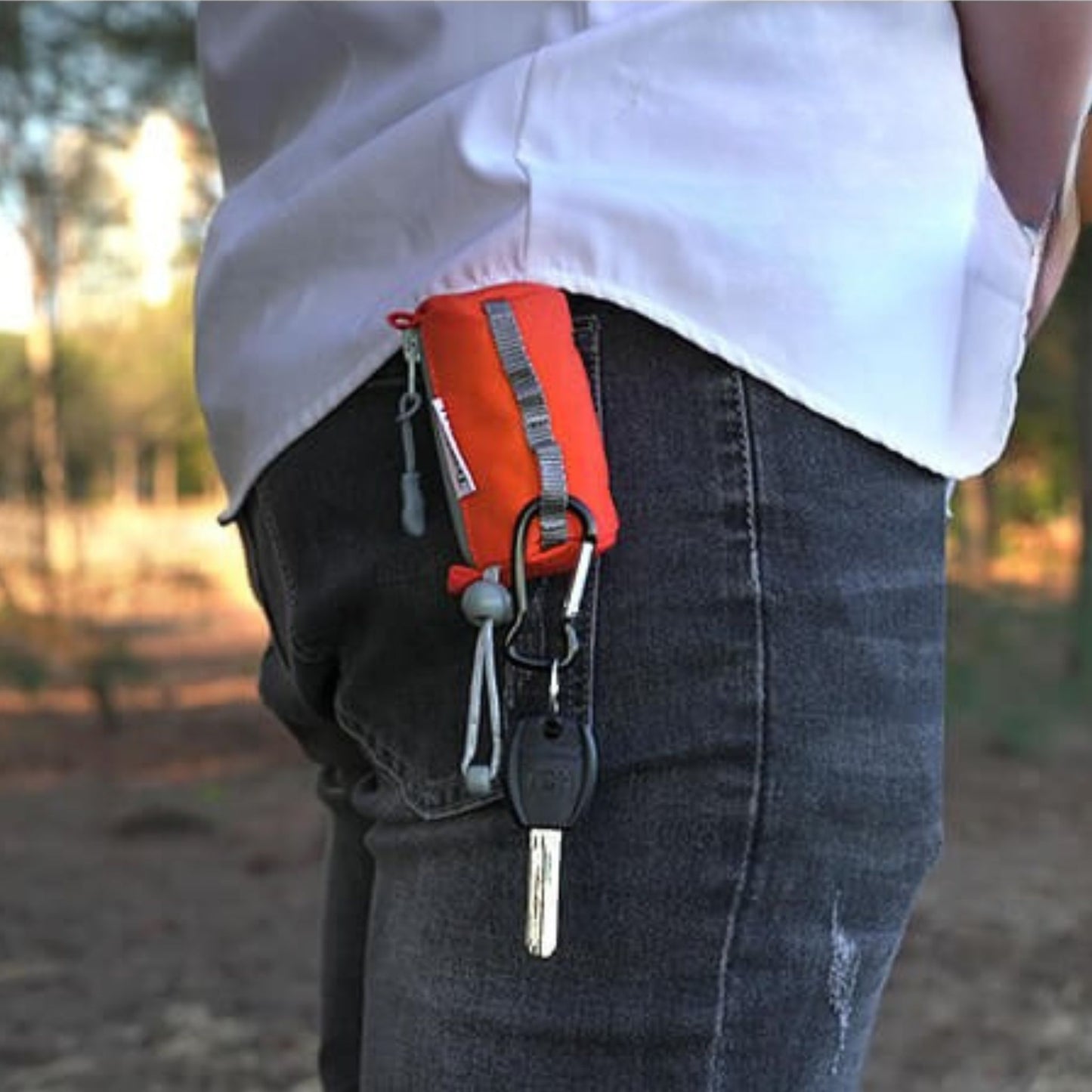 Clip-On Poop Bag Holder - Purple