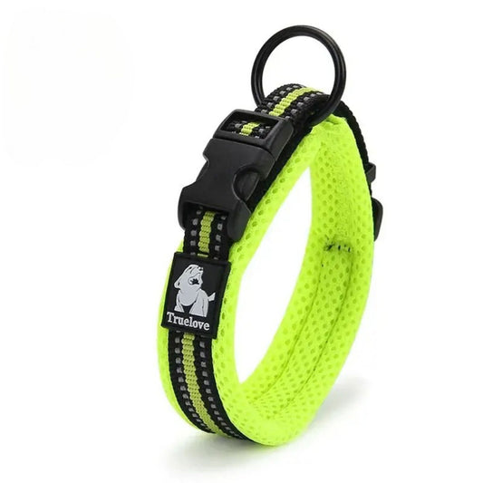 Mesh Control Collar - Neon Yellow