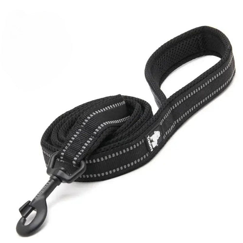 Reflective Soft Leash - Black