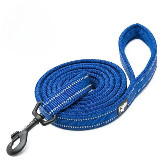 Reflective Soft Leash - Royal Blue