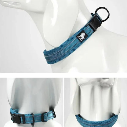 Mesh Control Collar - Red