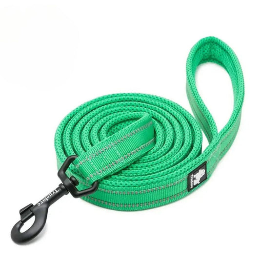 Reflective Soft Leash - Grass Green