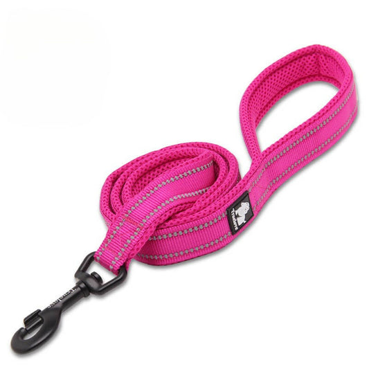 Reflective Short Leash - Fuchsia