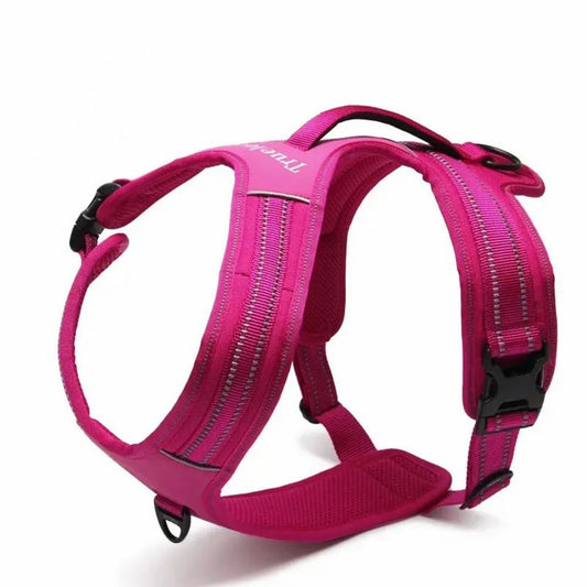 Reflective Sport Harness - Fuchsia