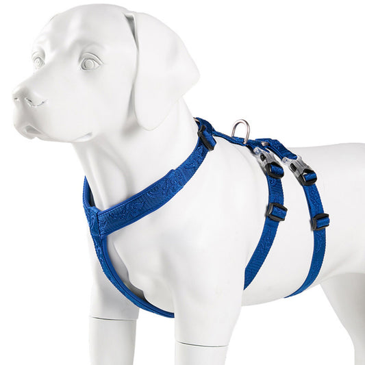 Triple Strap Harness -  Royal Blue