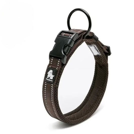 Mesh Control Collar - Brown