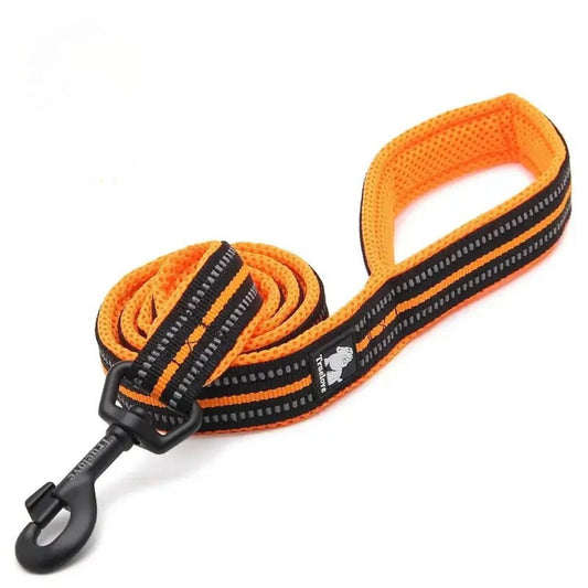 Reflective Soft Leash - Orange