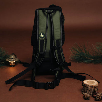 TrailLoad™ Dog Carrier Backpack — Forest Green Edition