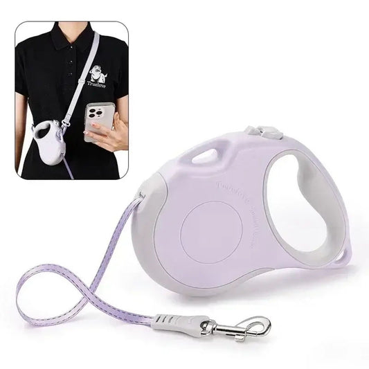Tangle-Free Retractable Leash - Orchid