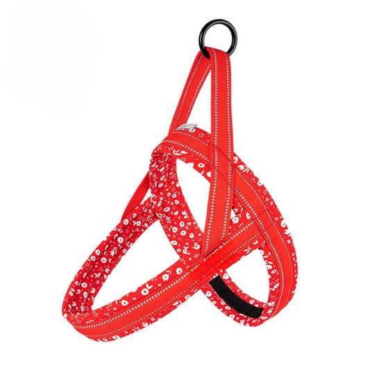 Everyday Floral Harness - Poinsettia