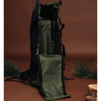TrailLoad™ Dog Carrier Backpack — Forest Green Edition