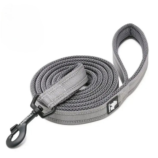 Reflective Soft Leash - Gray