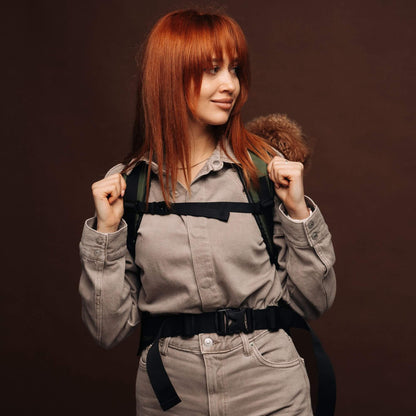 TrailLoad™ Dog Carrier Backpack — Forest Green Edition