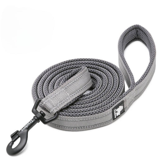 Reflective Short Leash - Gray