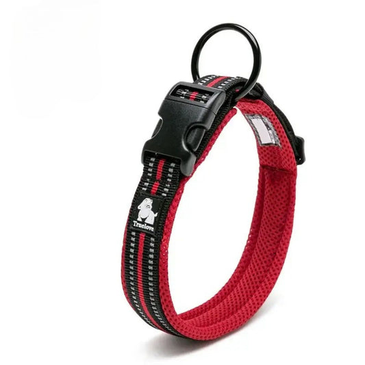 Mesh Control Collar - Red